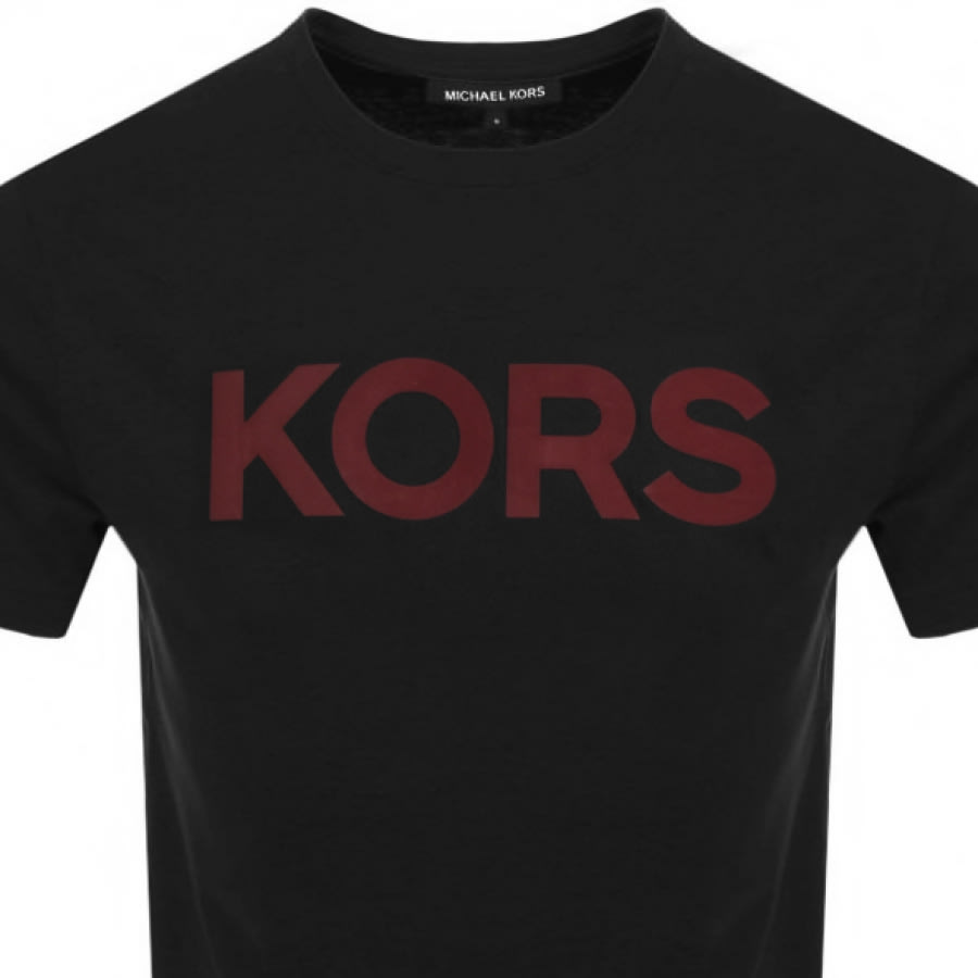Alternative Image for ProductMichael Kors Plain Logo T Shirt Black2